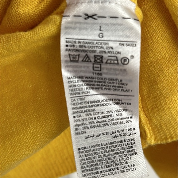 Old Navy Yellow Cardigan - Picture 3 of 4